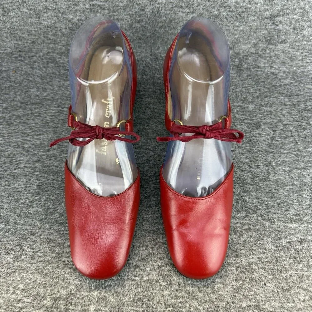 ✅Women’s 8B/2A VTG 60s/70's Fashion Craft D’Orsay Heel Pumps ✅Collectors Display - Picture 8 of 13